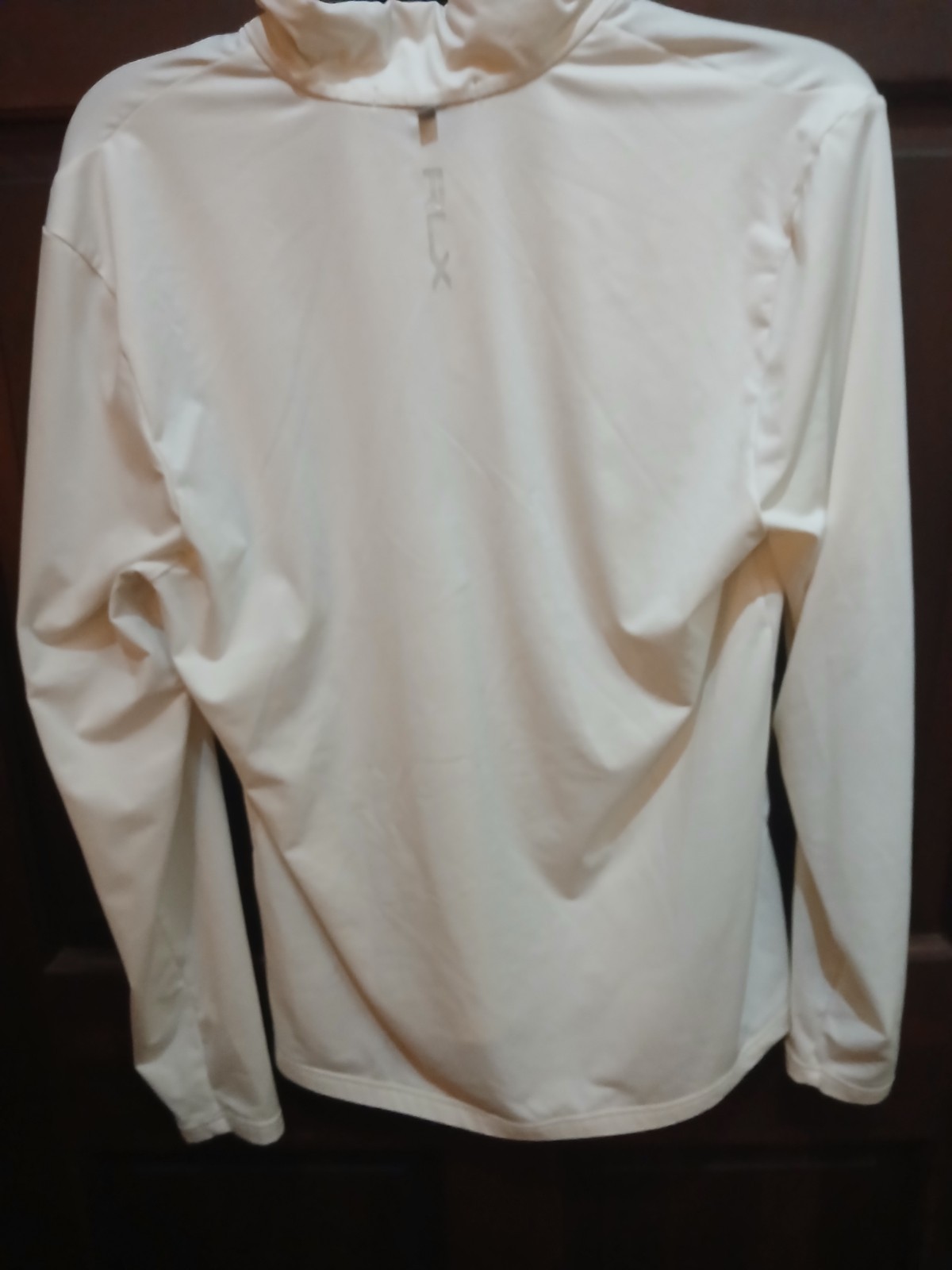 RLX Ralph Lauren Quarter Zip Pullover Mens Size M White Performance Golf Shirt gallery