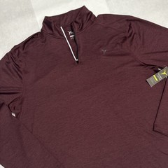 Old Navy Active Pullover Go Dry 1/4 Zip Burgundy Men’s XXL Running Hiking NWT