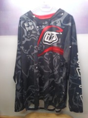 Troy Lee Designs TLD Motocross Biking Long Sleeve Shirt Men’s Black Orange 2XL