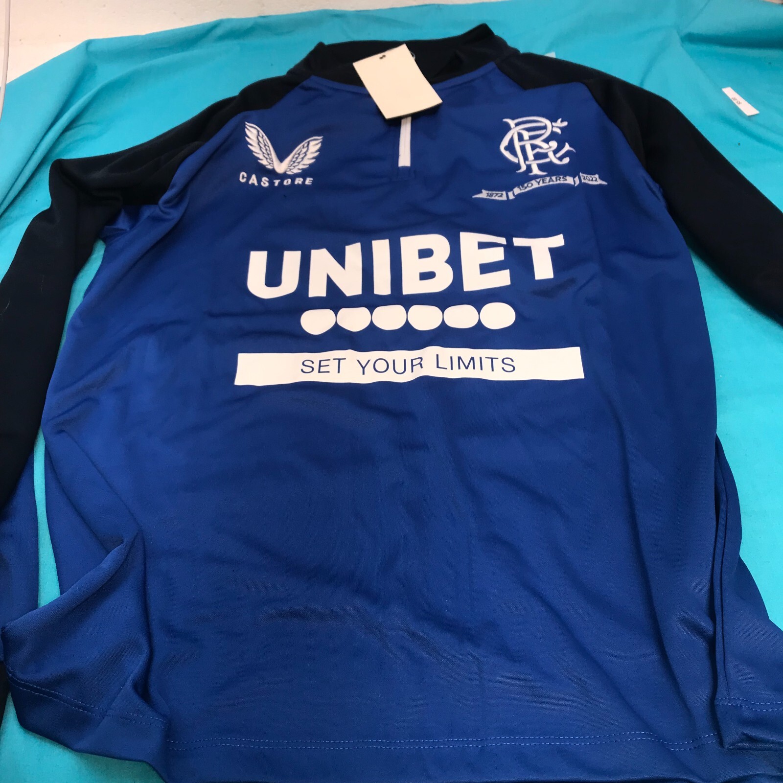 MENS M Glasgow Rangers Soccer Football track suit UNIBET gallery
