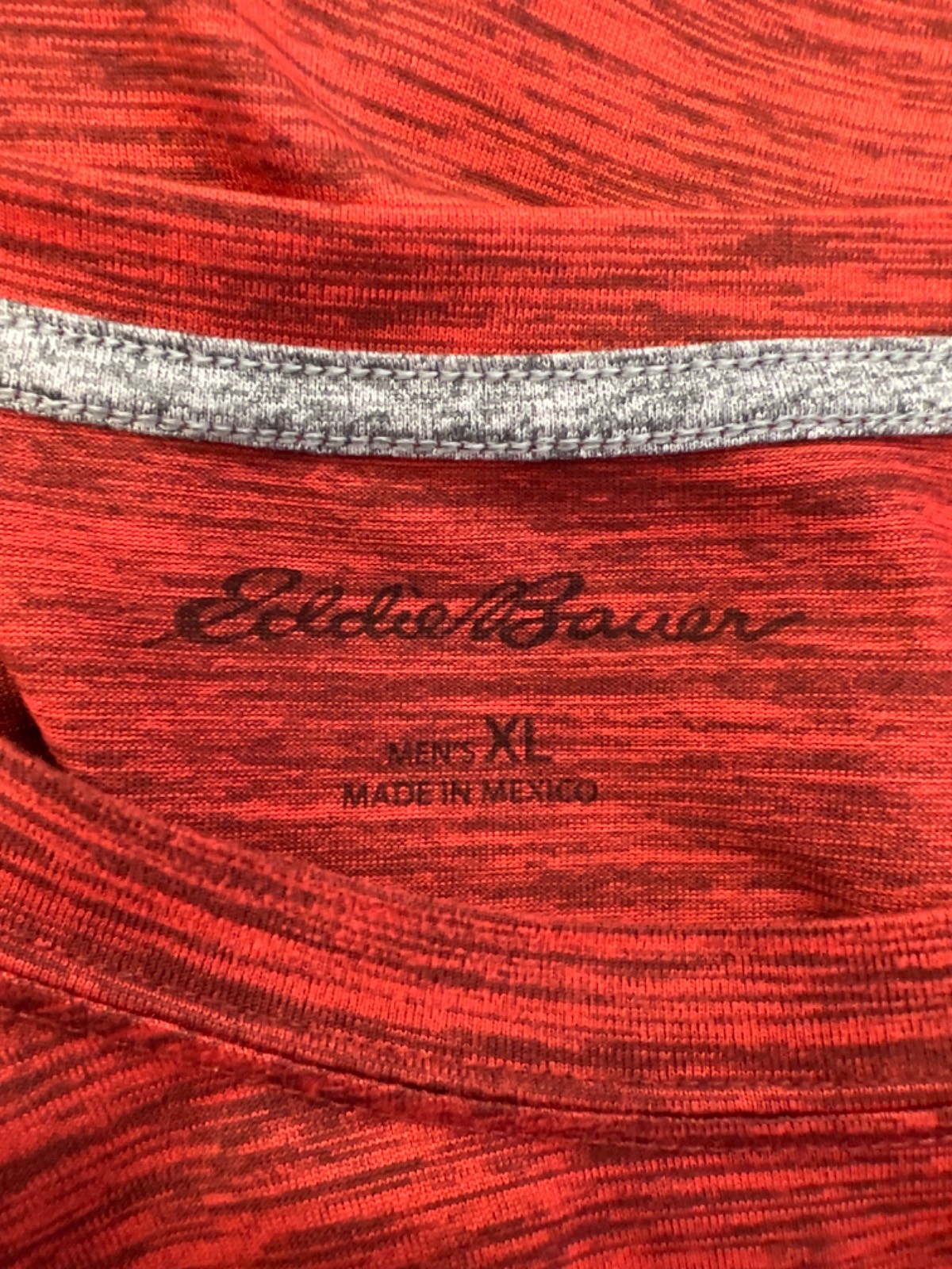 Eddie Bauer Men's Red Heathered Short Sleeve Active T-Shirt - XL gallery