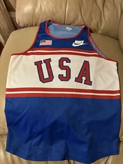 Nike USATF Moscow Olympics USA Running Singlet Mens – Small Rare – Track Field
