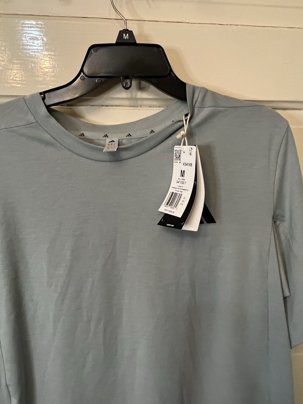 New Adidas Workout Essentials Feelready T-shirt Medium NWT Sage Green gallery