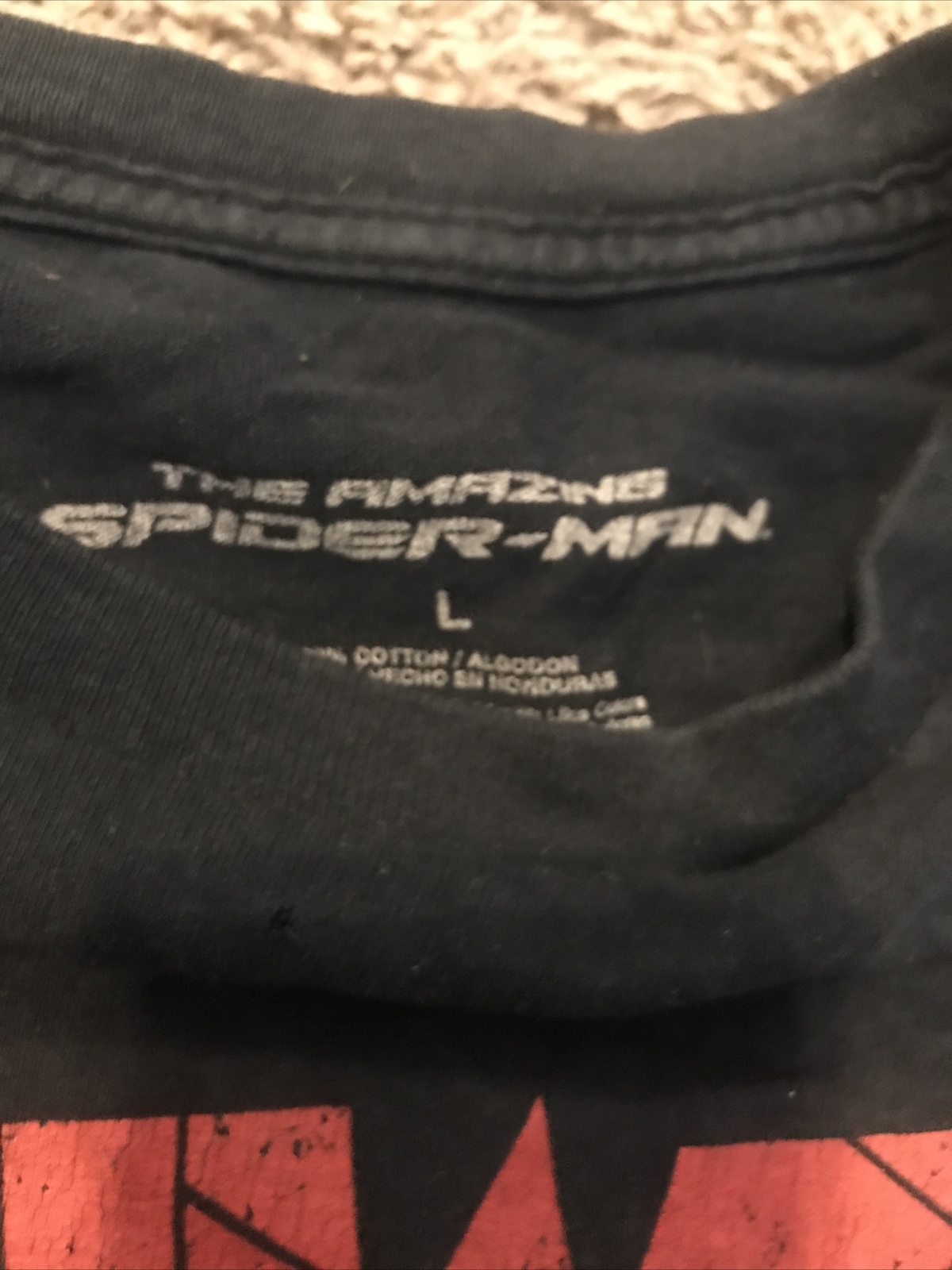 The Amazing Spider Man T Shirt Mens Large Black I Own This Town Andrew 2012 gallery