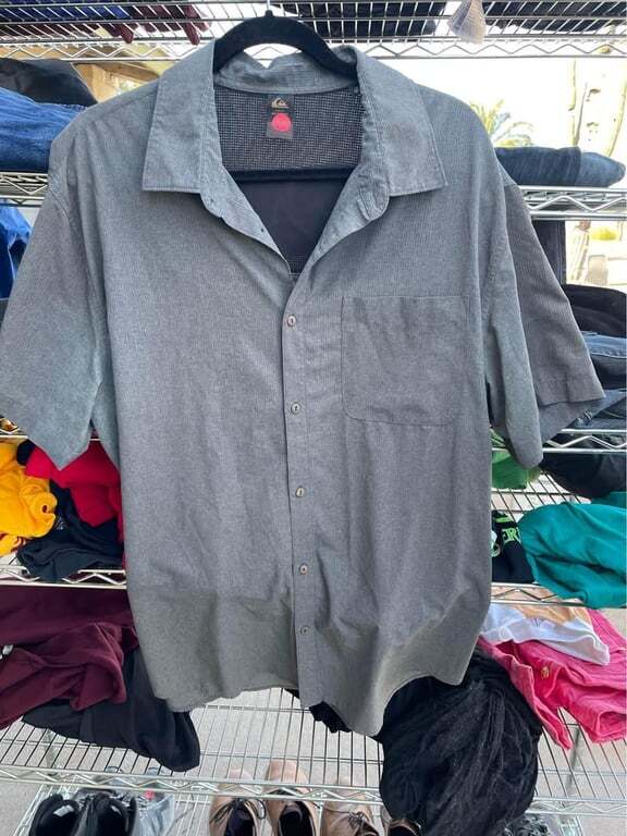 Quicksilver Waterman hiking vent shirt gray XL