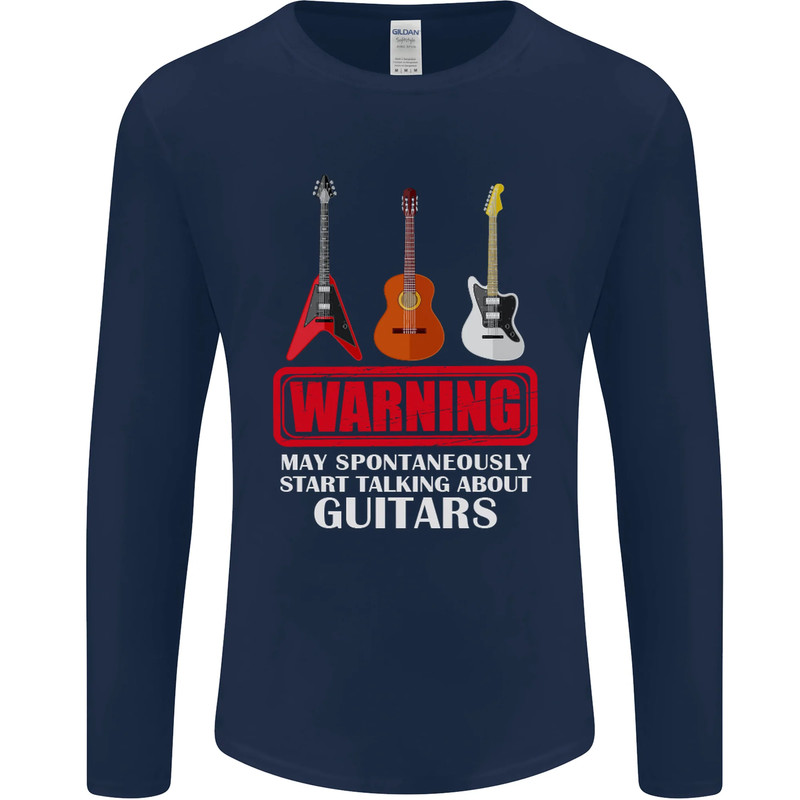 May Start Talking About Guitars Guitarist Mens Long Sleeve T-Shirt gallery