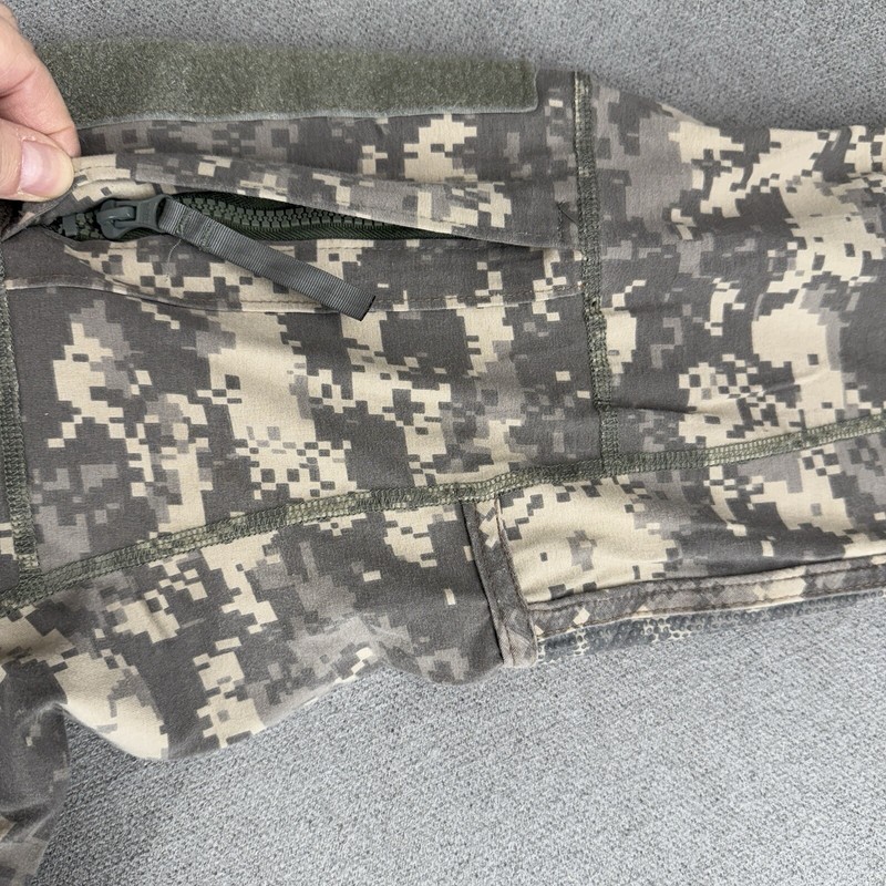 Army Combat Shirt Mens L Digital Camo Sleeve Pocket Padded Flame Resistant FLAW gallery