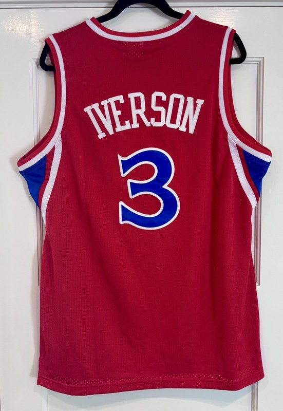 MITCHELL & NESS NBA AUTHENTIC JERSEY PHILADELPHIA 76ERS 96 ALLEN IVERSON gallery