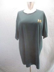 Under Armour Size XL Mens Emerald Short Sleeve Loose Training Athletic Top 935