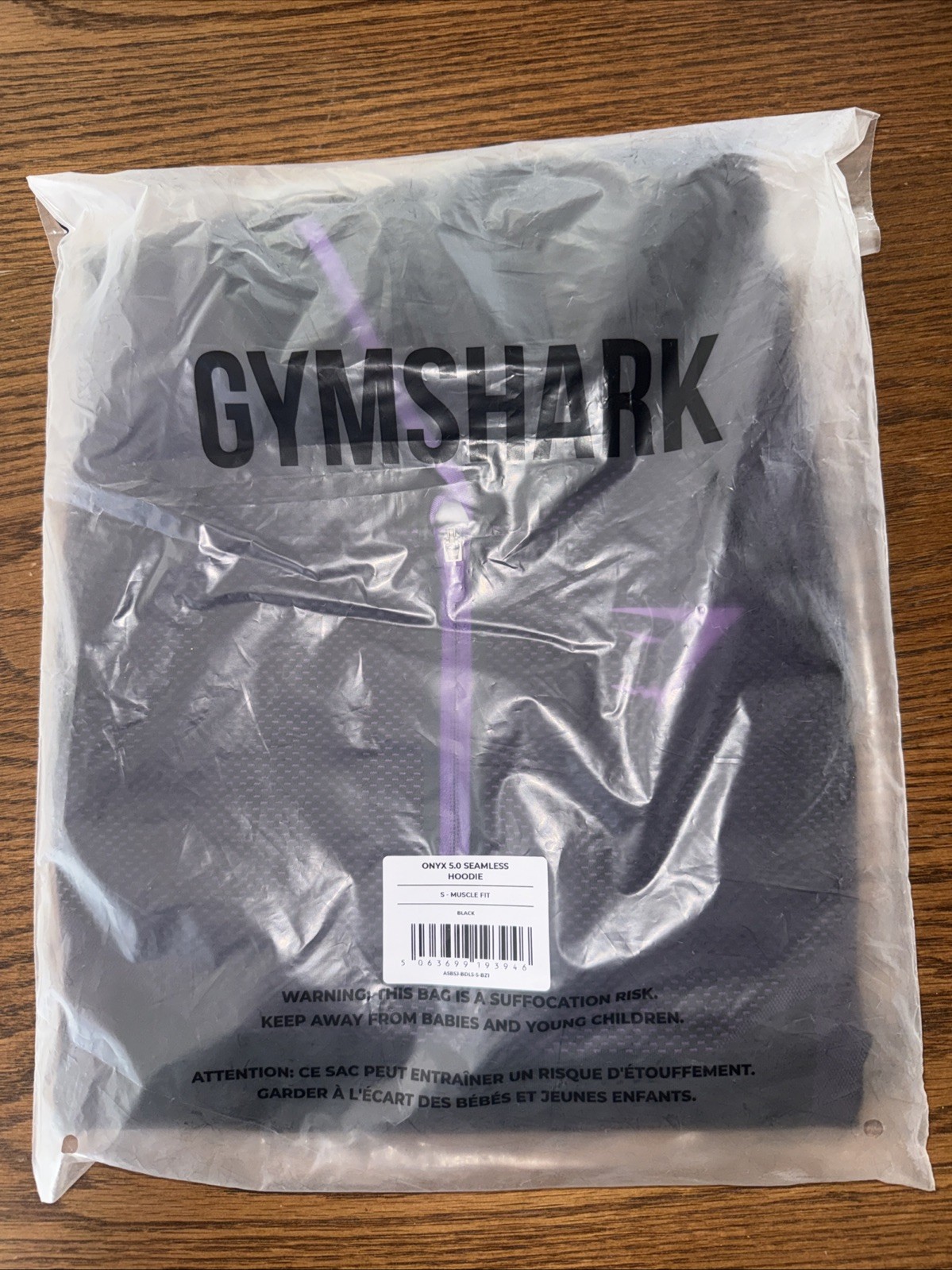 Gymshark Onyx V5 Hoodie Purple/Black - Brand New | Size SMALL ✅ IN HAND ✅ gallery