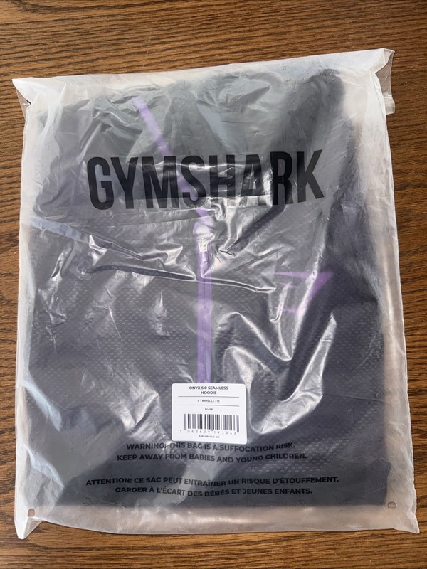 Gymshark Onyx V5 Hoodie Purple/Black - Brand New | Size SMALL ✅ IN HAND ✅ gallery