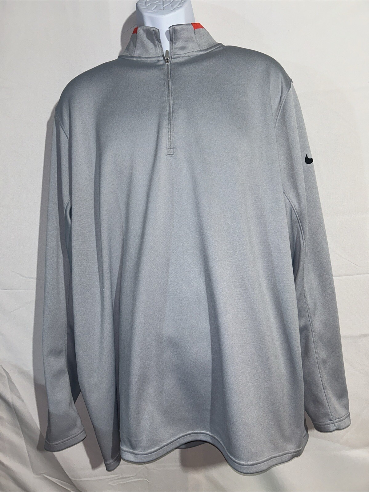 Nike Golf Mens 1/4 Zip Dri-Fit Band Collar Sweatshirt 2XL gallery