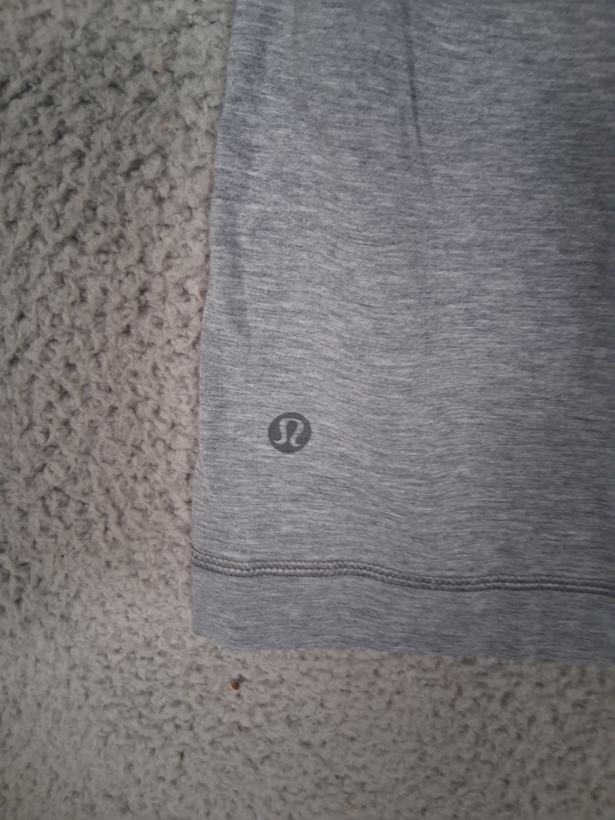 lululemon gym shirt mens large breathable stretch sports blended fabric logo gallery
