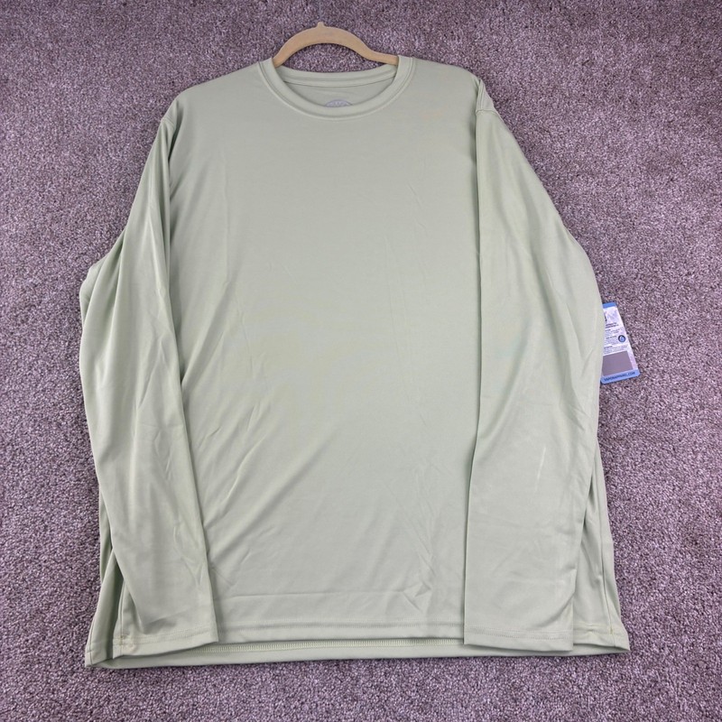 Vapor Apparel UPF 50+ Performance Long Sleeve Shirt Men XL Green Fishing Outdoor gallery