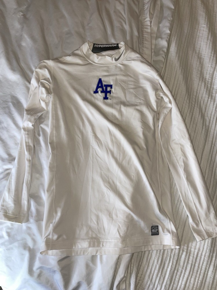 Air Force Mens XL Nike Pro Combat Compression Long Sleeve Turtleneck