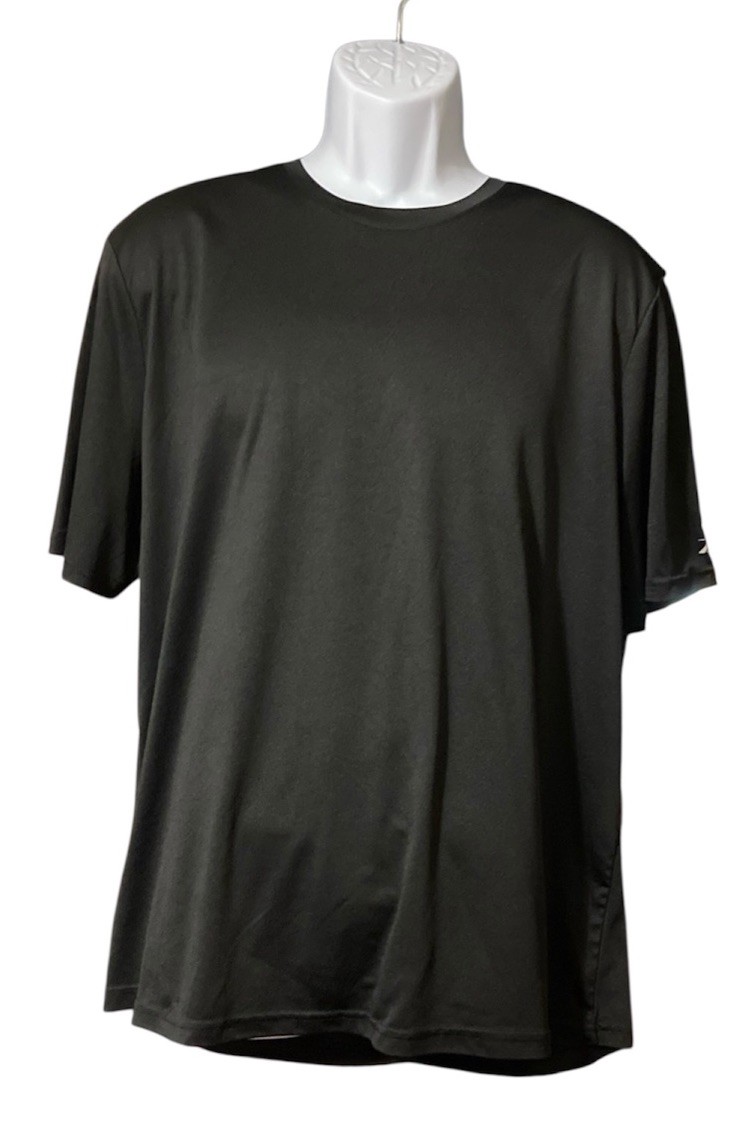 Men’s Pro Player Black Polyester Dri-Fit Short Sleeve Pullover T-Shirt Sz XL gallery