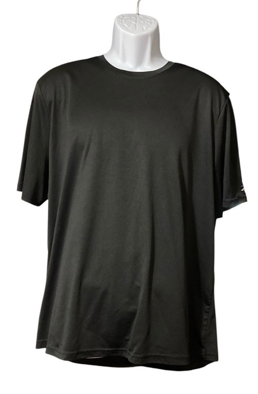 Men’s Pro Player Black Polyester Dri-Fit Short Sleeve Pullover T-Shirt Sz XL gallery