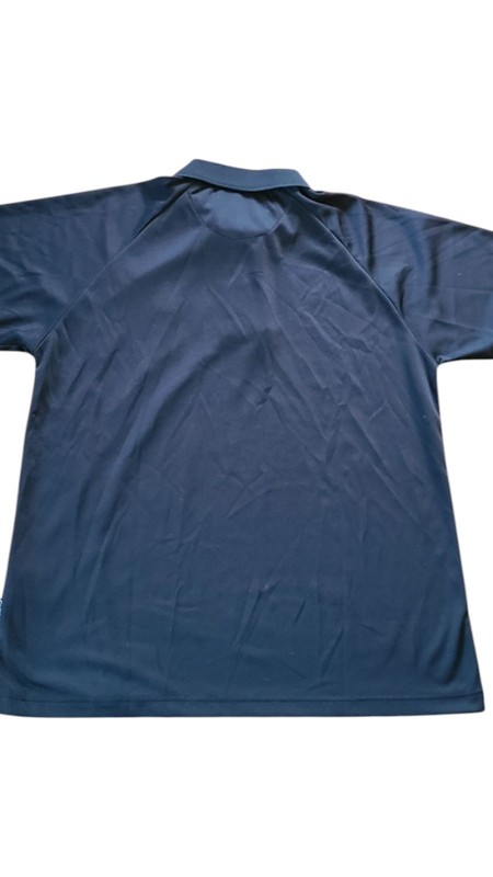 Guinness Performance Men's Golf Polo Shirt Black & Cream Aize Medium gallery