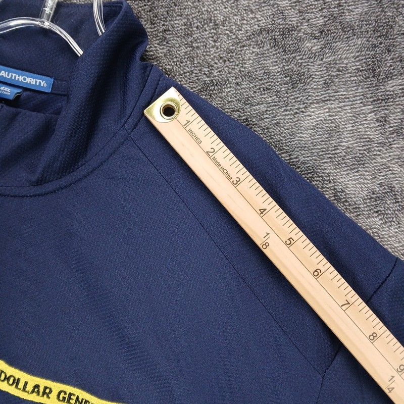 Lot 2 Dollar General Pullover 1/4 Zip Mens 4XL Port Authority Black Navy Logo gallery