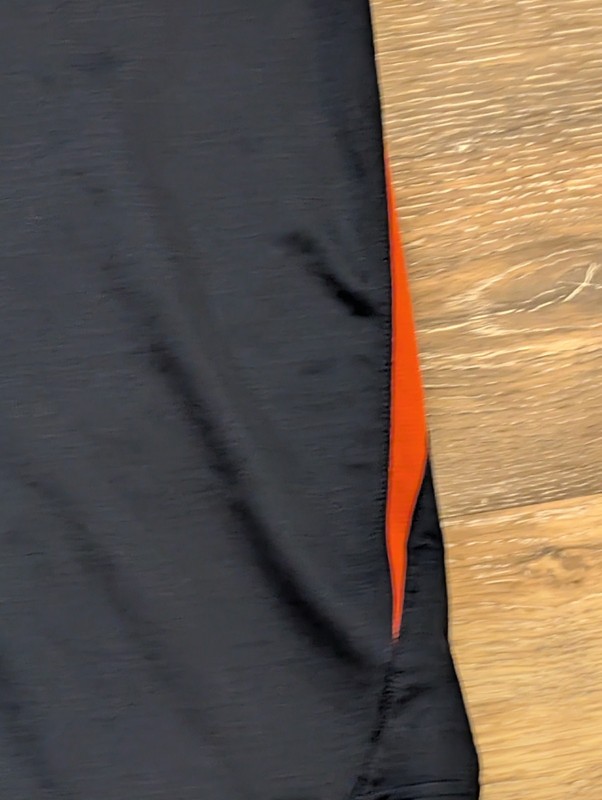 Nike Y2K Embroidered Swoosh Athletic Blue and Orange Crew Neck Tee Men’s Size L gallery