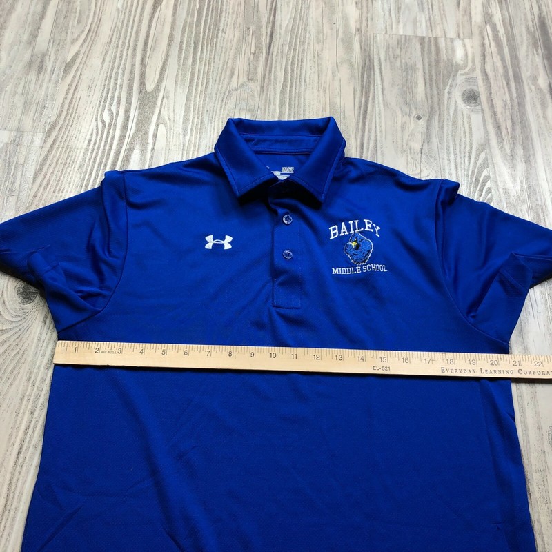 Official Under Armour Bailey Middle School Coach Teacher Men Polo Shirt Small S gallery