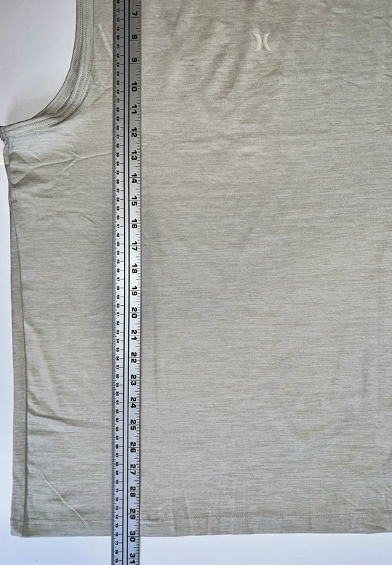 Hurley's Men's Active Tank Top LARGE Beige Sports Performance Athletic Gym NWT gallery