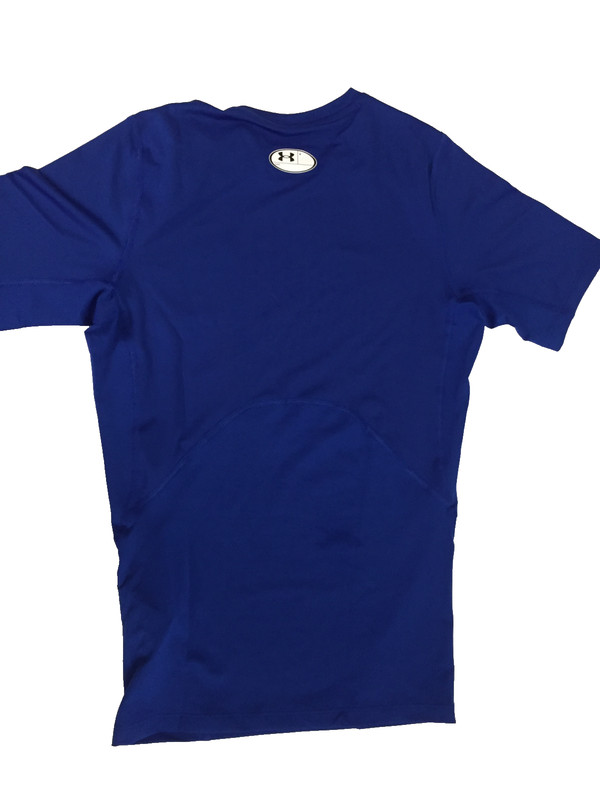 Under Armour 1361518 UA HeatGear Blue Compression T-Shirt Short Sleeve Tee Sz M gallery