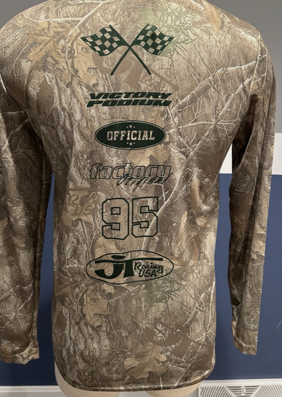 HONDA Mens SMALL Camo Long Sleeve JT Racing Paintball Motocross Jersey - NEW!!! gallery