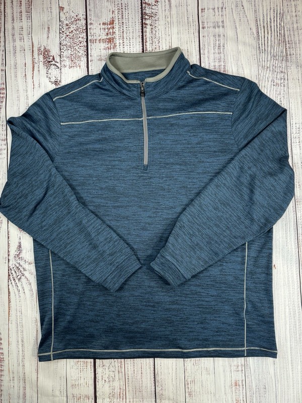 Pebble Beach Dry-Luxe Performance Lightweight Quarter-Zip Men’s XL Blue Jacket gallery