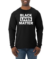 Black Lives Matter African American Pride Men Long Sleeve Tshirt