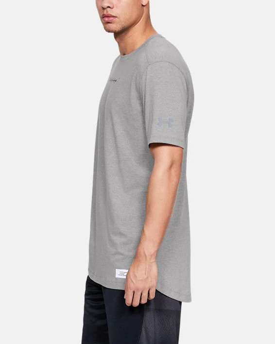 Under Armour Mens SC30 Script Short Sleeve T-Shirt 1342986-035 Gray Multi Sizes gallery