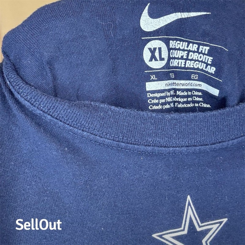 Nike Dallas Cowboys Dak Prescott #4 Men's XL Blue Standard T-Shirt gallery
