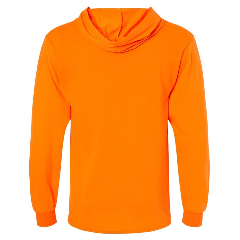 Hi Vis Fast Drying Work Safety High Visibility Neon Long Sleeve Hoodie T-Shirts gallery
