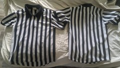 2 Teamwork Athletic Apparel Men 38-40 Referee Umpire Collared Shirt 1/4 Zip Pair