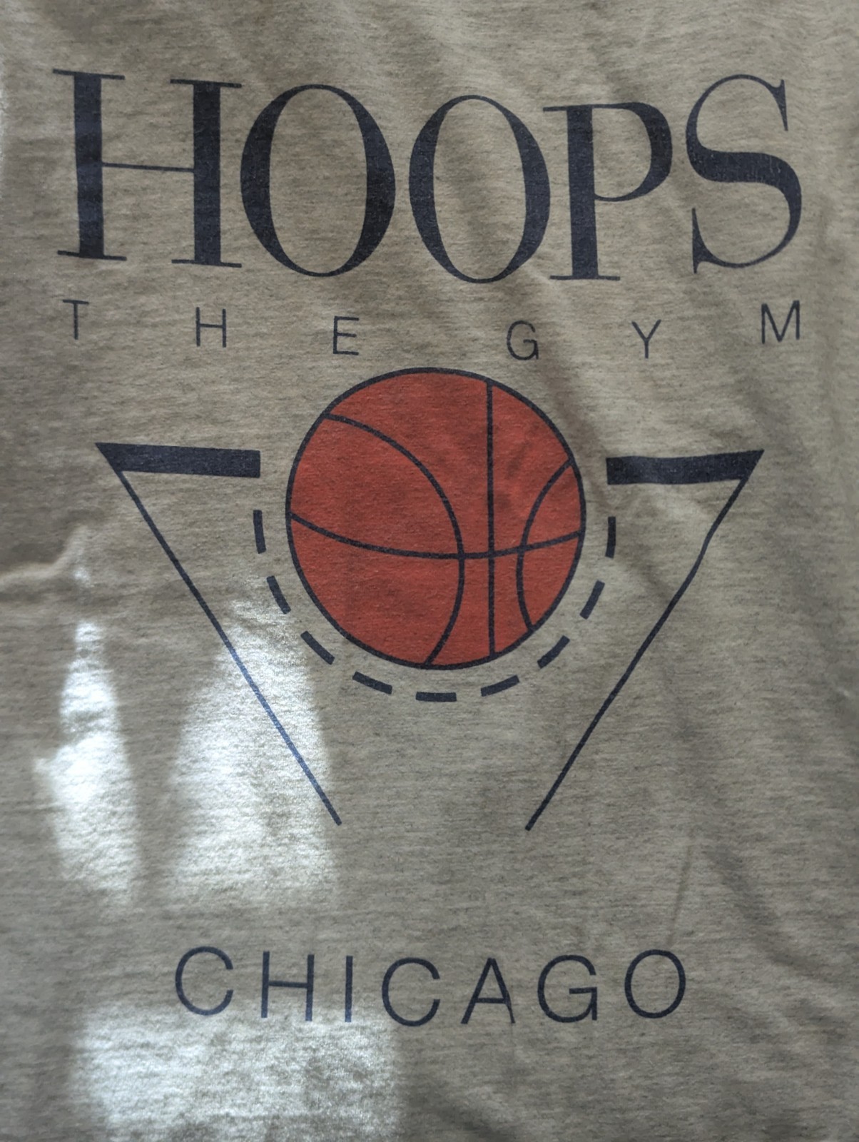 Hoops The Gym Chicago Tank Top XL Vintage 90s Basketball Jordan Era Bulls NBA gallery