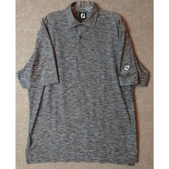 FootJoy Golf Polo. Men’s Large. Black/Gray Washed.