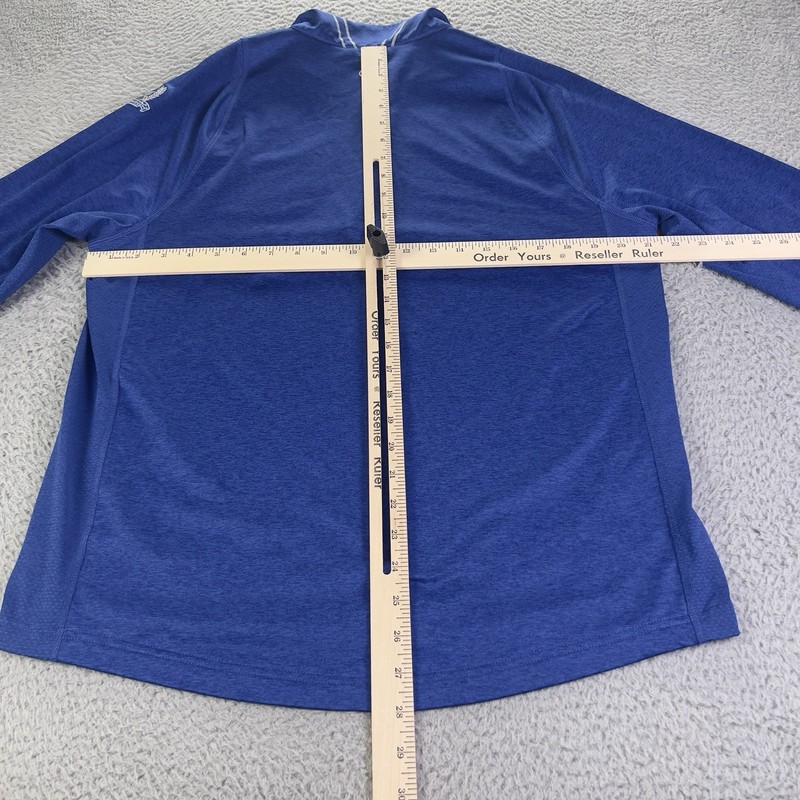 Sunice Half Zip Pullover Mens Medium Blue Long Sleeve Golf Performance Active gallery
