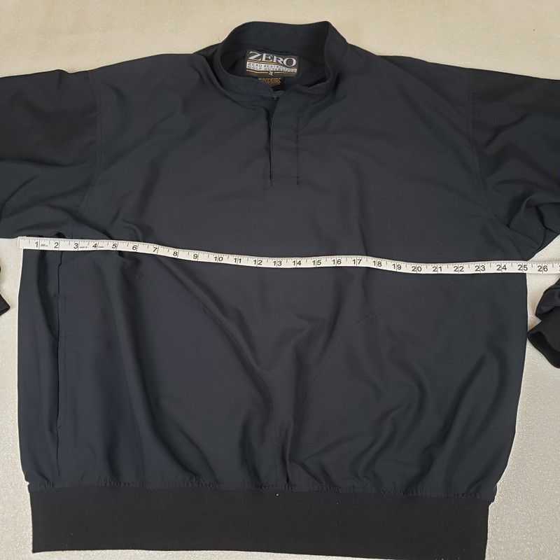 Zero Restriction Men's Large 1/4 Snap Golf Windbreaker Shirt Jacket Pullover gallery