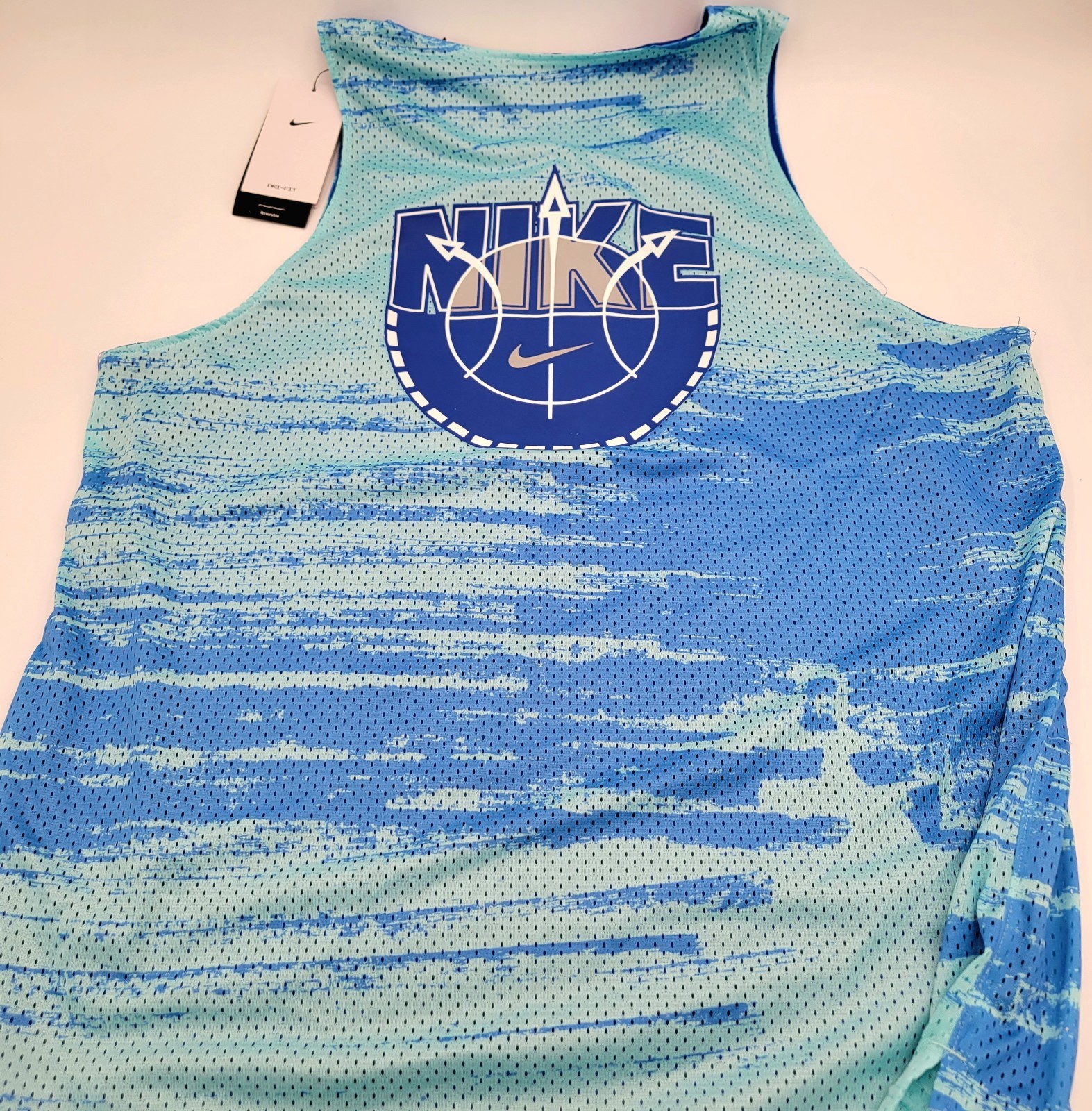Nike Standard Reversible Mesh Basketball Jersey Blue Men's XL DV9606-482 NWT gallery