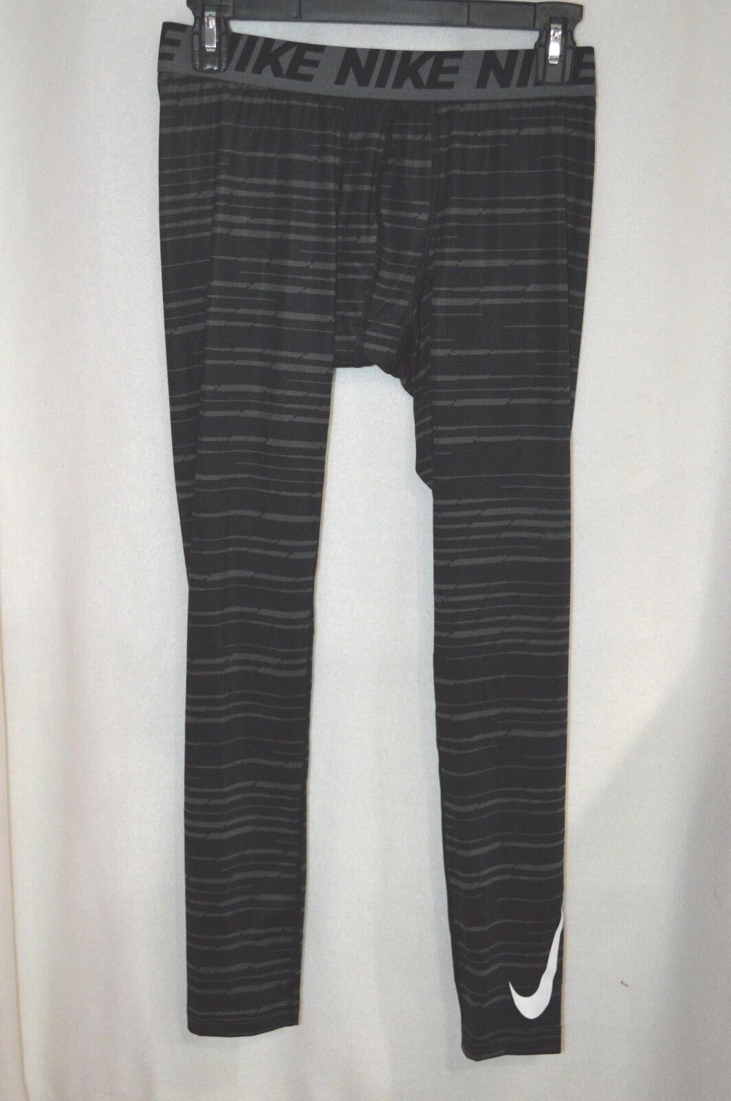 Nike Men's DF Core Compression Frontline Black/Grey Training Tights 848062-038 M gallery
