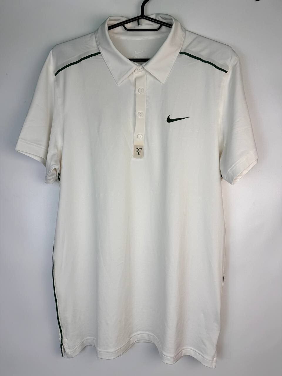 Roger Federer 2011 Wimbledon Nike Polo T-Shirt Tennis RF Trikot Adult Size M gallery