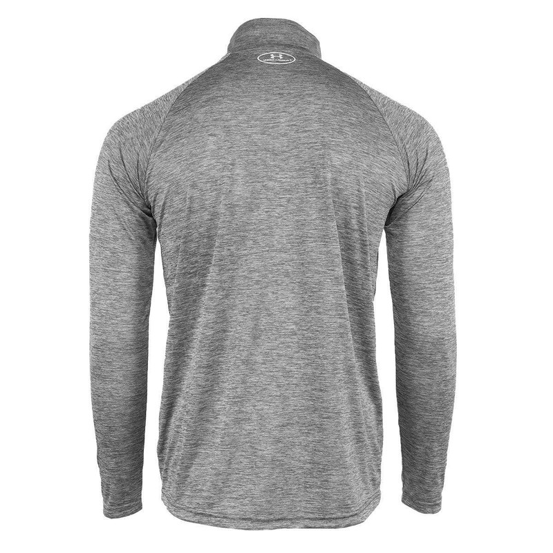 Under Armour Men's UA Tech Half Zip Pullover Top Space Dye Black Large gallery