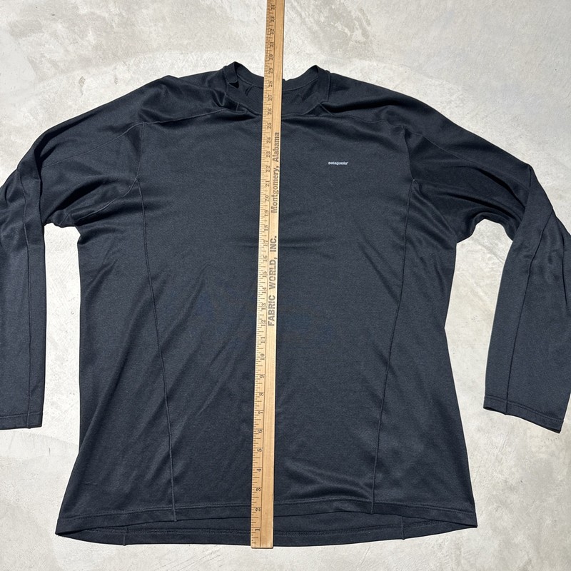 Patagonia Capilene 2 Lightweight Baselayer Shirt Men’s Size XL Black Hiking gallery