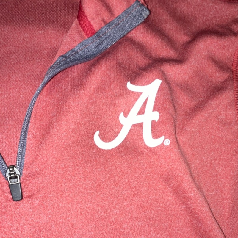Champion Alabama Crimson Tide Large Red Quarter Zip Mock Neck Alabama Men’s gallery