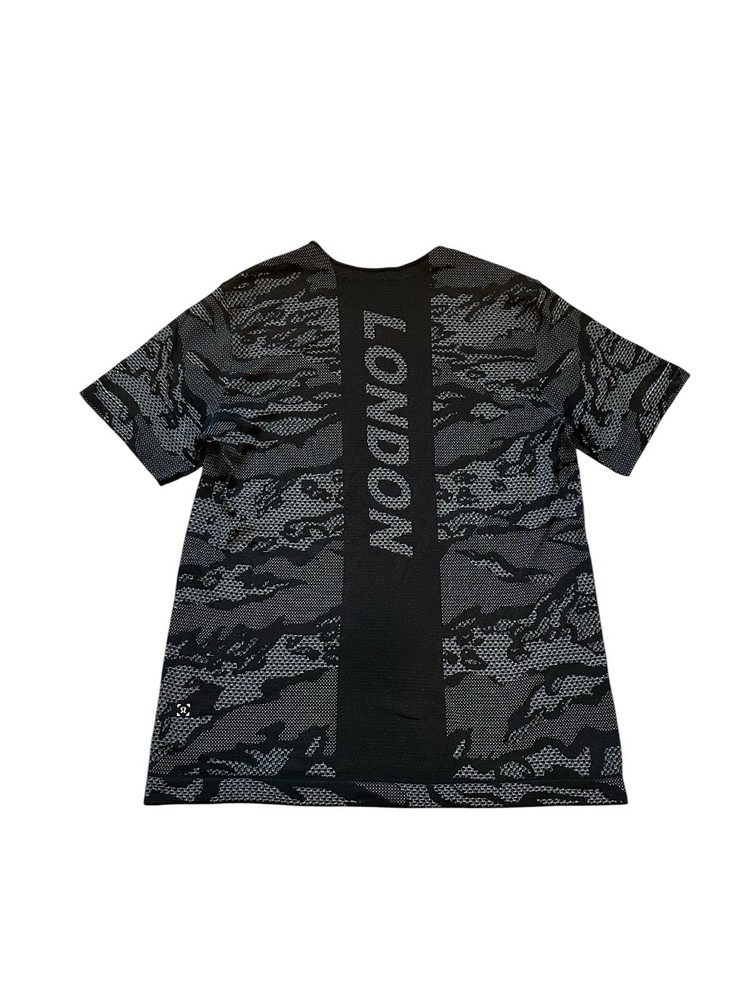 Lululemon Men Metal Vent Shirt Short Sleeve City Edition London Camo Size Medium
