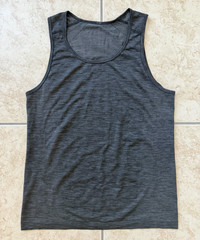 Lululemon Men’s Metal Vent Sleeveless Performance Tank Top Small Gray Track Gym