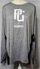 Perfect Game Apparel Baseball Endurance Cool Core Long-Sleeve Black Heather 2XL
