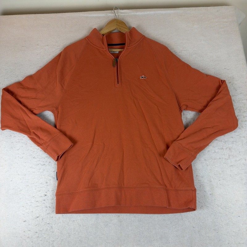 Fish Hippie Quarter Zip 1/4 Large Stretch Long Sleeve Shirt Blue Gray Striped . gallery