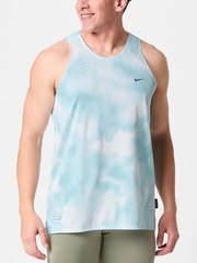 Men’s Nike Running Division ADV Singlet Blue Jersey HJ4146-422 Size S