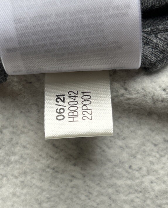 ADIDAS MEN’S ESSENTIALS GREY 3-Stripe Full Zip Fleece Hoodie - MEN'S Medium gallery